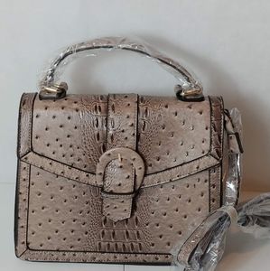 Embossed Print Handbag